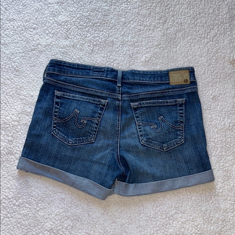 AG Adriano Goldschmied Denim Blue Jean Shorts - Picture 11 of 12